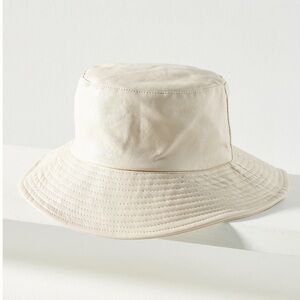 Anthropologie Faux Leather Bucket Hat